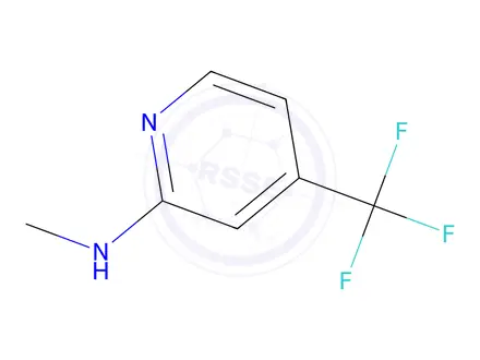 Chemical structure of Methyl-(4-trifluoromethyl-pyridin-2-yl)-amine