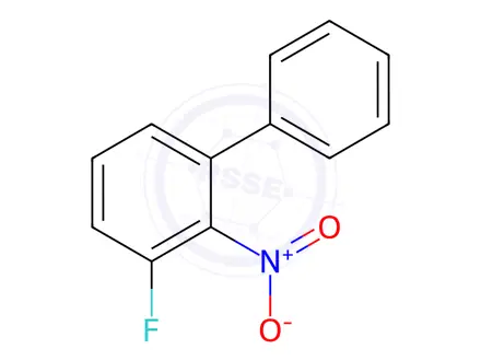 Chemical structure of 3-Fluoro-2-nitro-1,1'-biphenyl