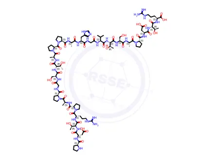 Chemical structure of peptide p(1-24)