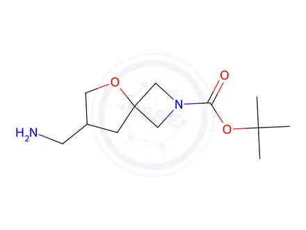 Chemical structure of Tert-Butyl 7-(Aminomethyl)-5-Oxa-2-Azaspiro[3.4]Octane-2-Carboxylate(WX100668)