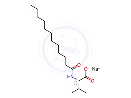 Chemical structure of Valine Impurity 96