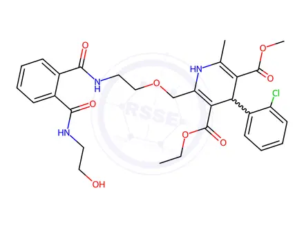 Chemical structure of Hydroxyethyl Phthalyl Amlodipine