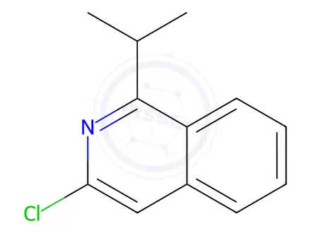 Chemical structure of Isoquinoline, 3-chloro-1-(1-methylethyl)-