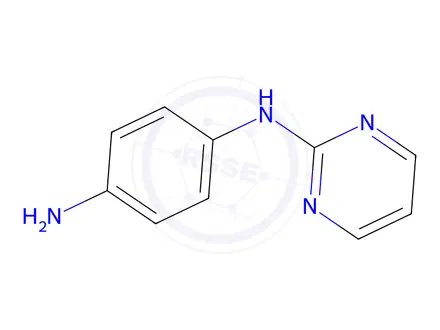 Chemical structure of 1-N-(pyrimidin-2-yl)benzene-1,4-diamine