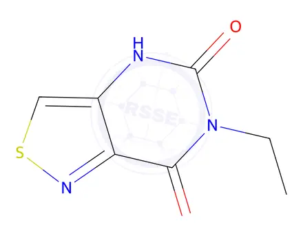 Chemical structure of 6-Ethylisothiazolo[4,3-d]pyrimidine-5,7(4H,6H)-dione
