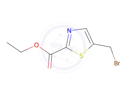 Chemical structure of Ethyl 5-(Bromomethyl)thiazole-2-carboxylate