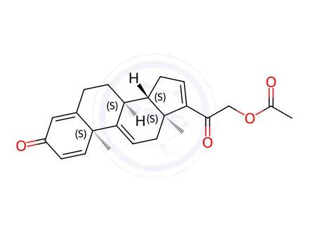 Chemical structure of Budesonide Impurity 6