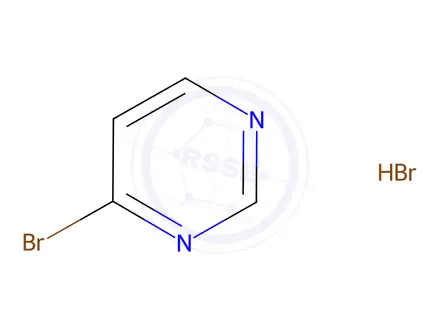 Chemical structure of 4-Bromopyrimidine Hydrobromide