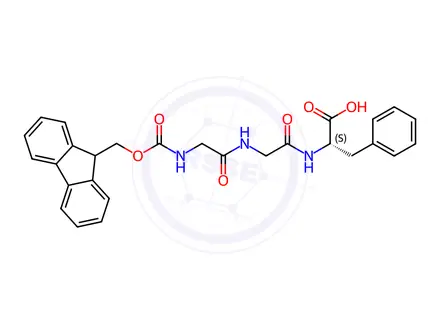 Chemical structure of Fmoc-Gly-Gly-Phe-OH