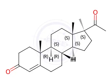 Chemical structure of 17α-Methylprogesterone