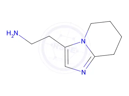 Chemical structure of 2-(5,6,7,8-Tetrahydroimidazo[1,2-a]pyridin-3-yl)ethan-1-amine