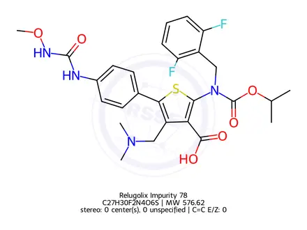 Chemical structure of Relugolix Impurity 276