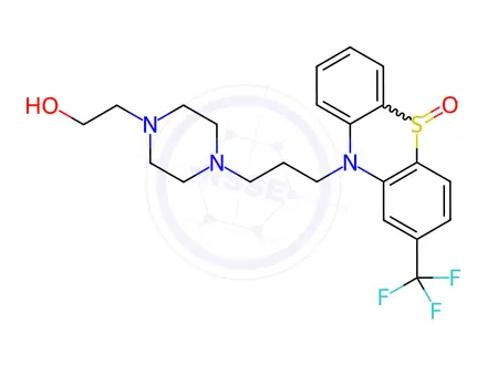 Chemical structure of Fluphenazine Sulfoxide(Fluphenazine Decanoate EP Impurity A)