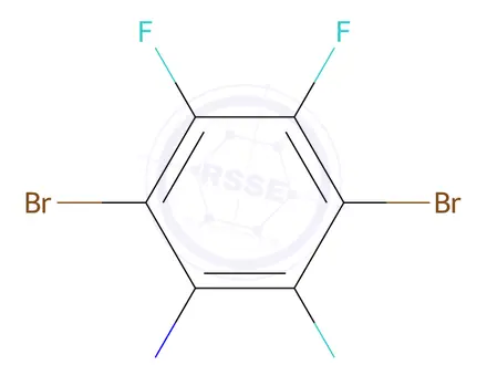 Chemical structure of 2,5-DIBROMO-3,4,6-TRIFLUOROANILINE