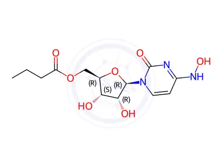 Chemical structure of N-Butyl Molnupiravir