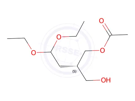 Chemical structure of 2-(2,2-diethoxyethyl)-1,3-propanediol monoacetate