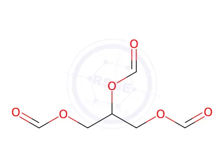 Chemical structure of Triglyceride