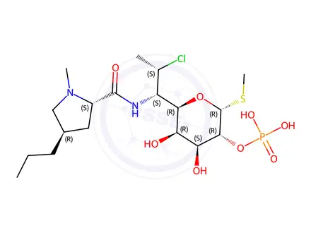 Chemical structure of Clindamycin Phosphate