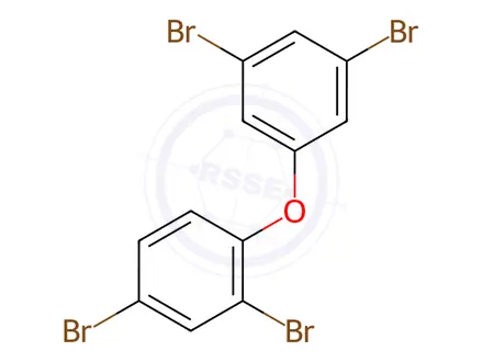 Chemical structure of 2,3',4,5'-Tetrabromodiphenyl Ether
