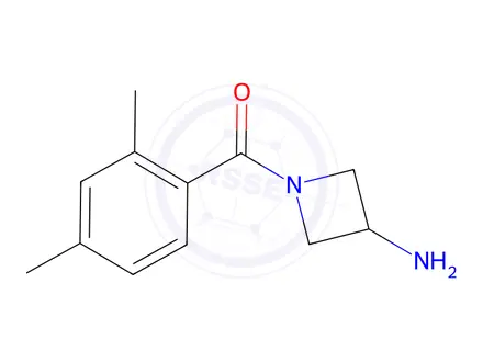 Chemical structure of 1-(2,4-Dimethylbenzoyl)azetidin-3-amine