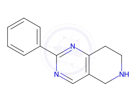 Chemical structure of 2-Phenyl-5,6,7,8-tetrahydropyrido[4,3-d]pyrimidine