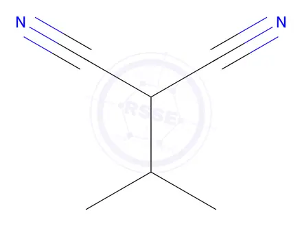 Chemical structure of Isopropylmalononitrile