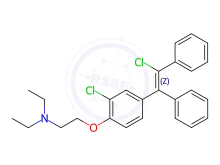 Chemical structure of Clomiphene EP Impurity GH