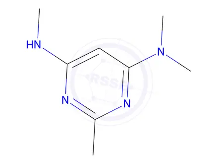 Chemical structure of n4,n4,n6,2-tetramethylpyrimidine-4,6-diamine