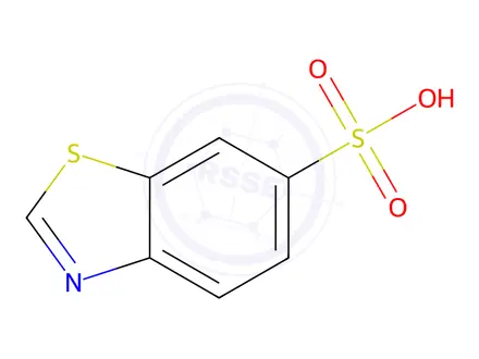 Chemical structure of benzo[d]thiazole-6-sulfonic acid