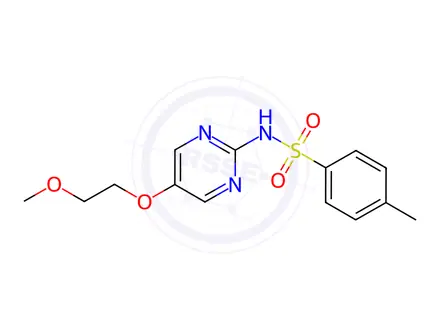 Chemical structure of N-(5-(2-Methoxyethoxy)pyrimidin-2-yl)-4-methylbenzenesulfonamide