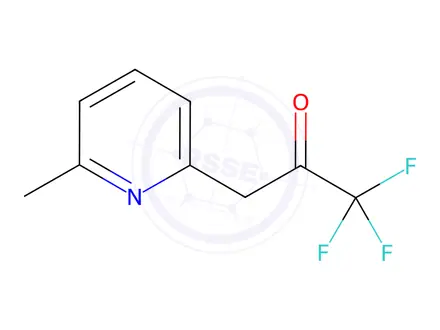 Chemical structure of 1,1,1-trifluoro-3-(6-methylpyridin-2-yl)propan-2-one