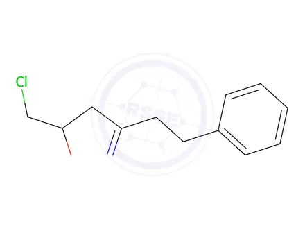 Chemical structure of 5-(chloromethyl)-3-(2-phenylethyl)-4,5-dihydro-1,2-oxazole