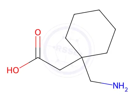 Chemical structure of Gabapentin