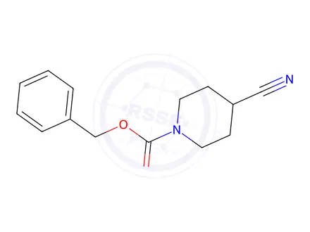 Chemical structure of 1-N-Cbz-4-cyanopiperidine
