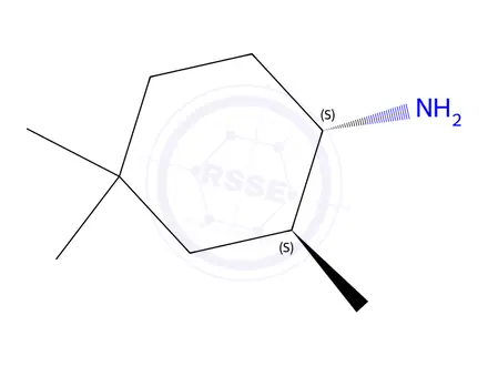 Chemical structure of (1S,2S)-2,4,4-trimethylcyclohexan-1-amine