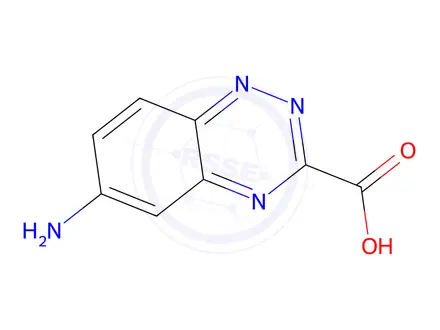Chemical structure of 6-Aminobenzo[e][1,2,4]triazine-3-carboxylic acid