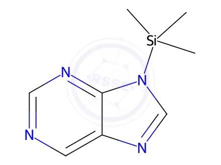 Chemical structure of 9-Trimethylsilyl-9H-purine