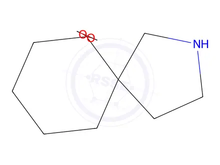 Chemical structure of 1,4-dioxa-8-azadispiro[4.0.4(6).4(5)]tetradecane