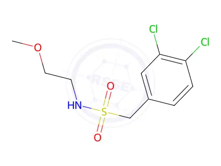 Chemical structure of 1-(3,4-Dichlorophenyl)-N-(2-methoxyethyl)methanesulfonamide