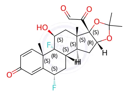 Chemical structure of Fluocinolone Acetonide EP Impurity D