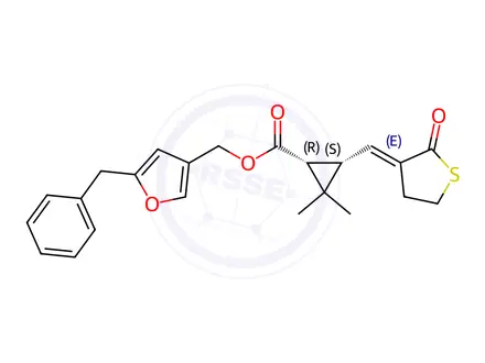 Chemical structure of Resmethrin Impurity 2(Kadethrine)