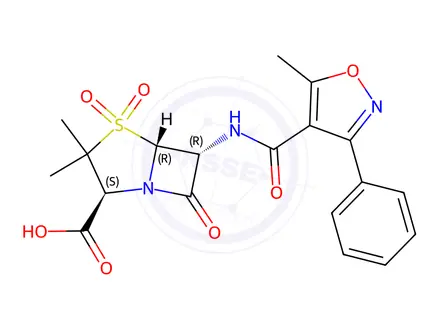 Chemical structure of Oxacillin Sodium Impurity 13
