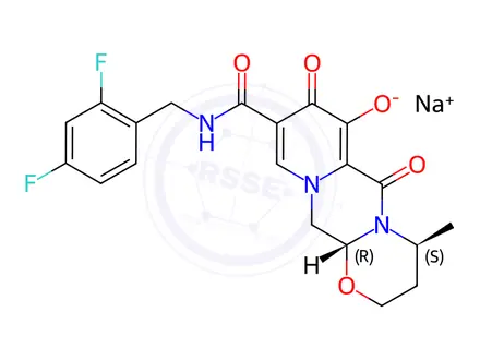 Chemical structure of Dolutegravir Sodium Impurity 5
