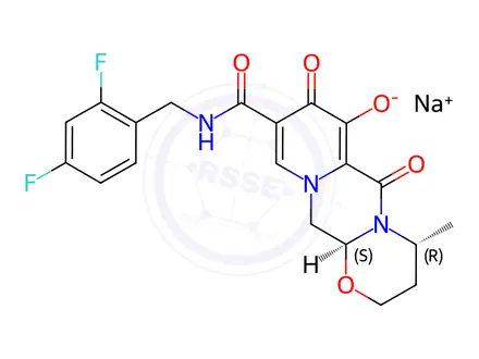 Chemical structure of Dolutegravir Sodium Salt