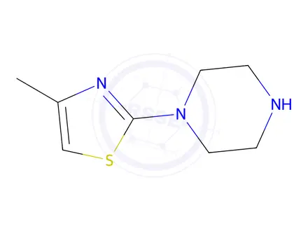Chemical structure of 1-(4-Methyl-thiazol-2-yl)-piperazinedihydrochloride