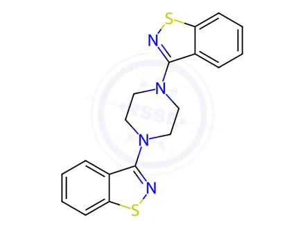 Chemical structure of Lurasidone Impurity A