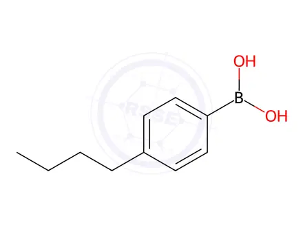 Chemical structure of 4-Butylphenylboronic acid