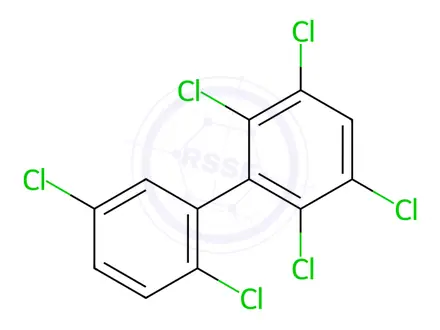 Chemical structure of PCB No. 151