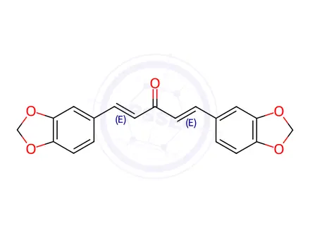 Chemical structure of 1,5-Bis-(1,3-benzodioxol-5-yl)-3-pentadienone