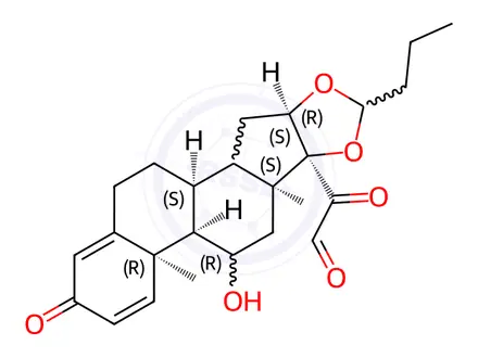 Chemical structure of Budesonide EP Impurity D